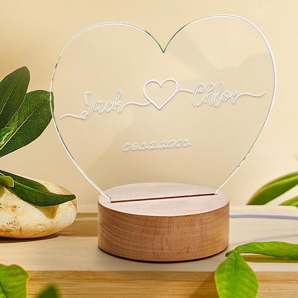 Engagement Date Night Light