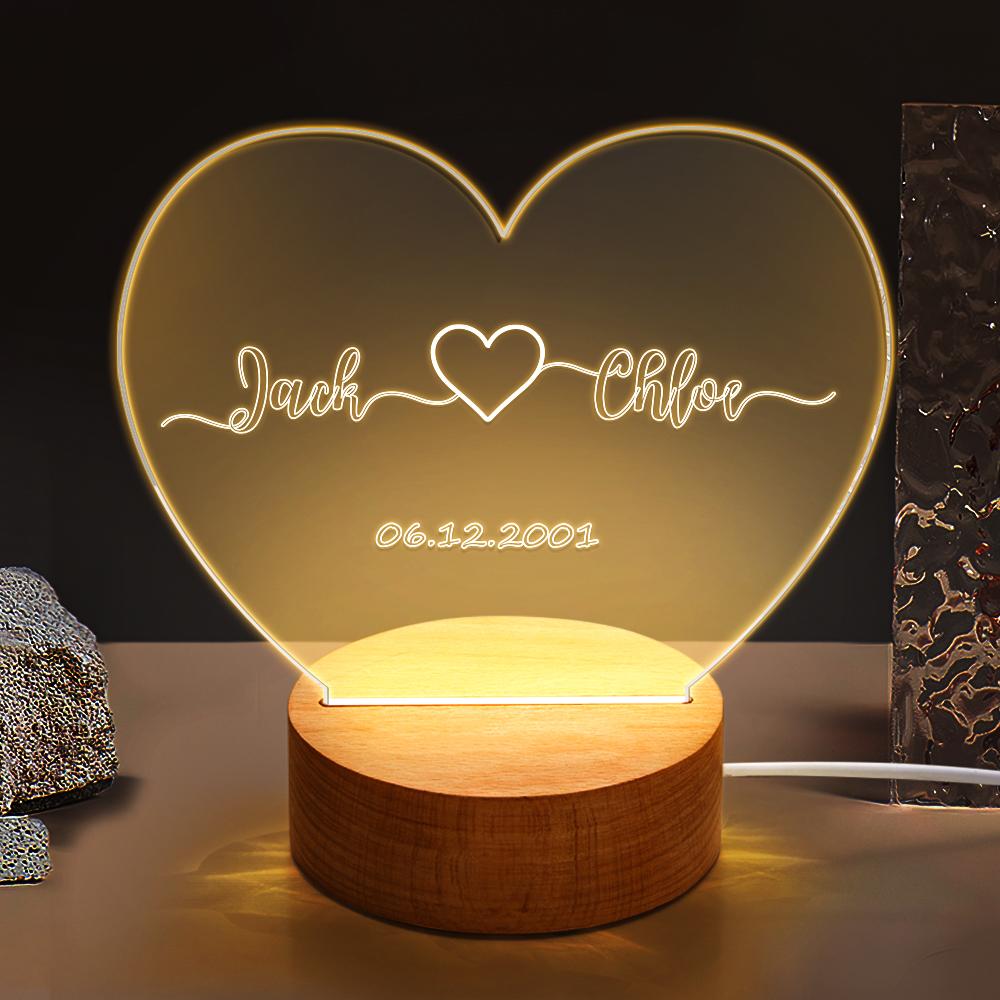 Engagement Date Night Light