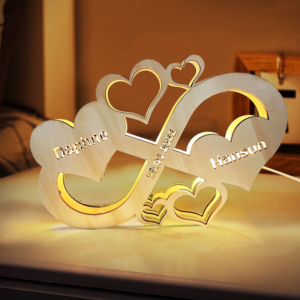 Heart Wood Night Light