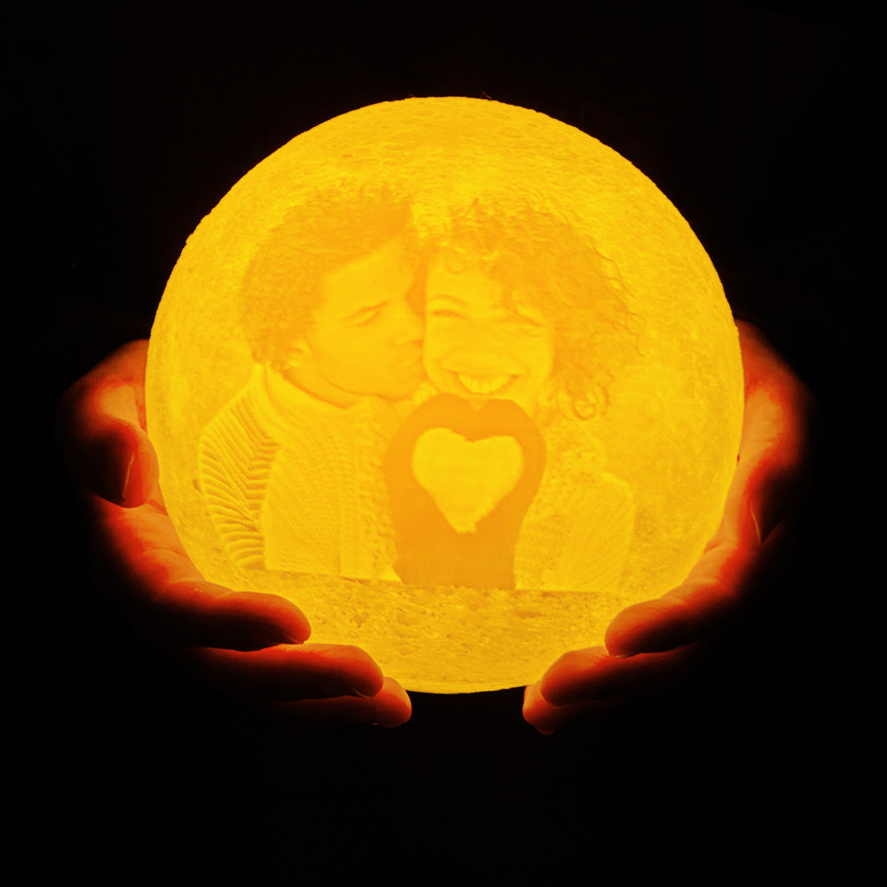 Engraved Moon Night Light