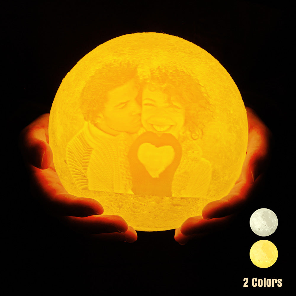 Engraved Moon Night Light