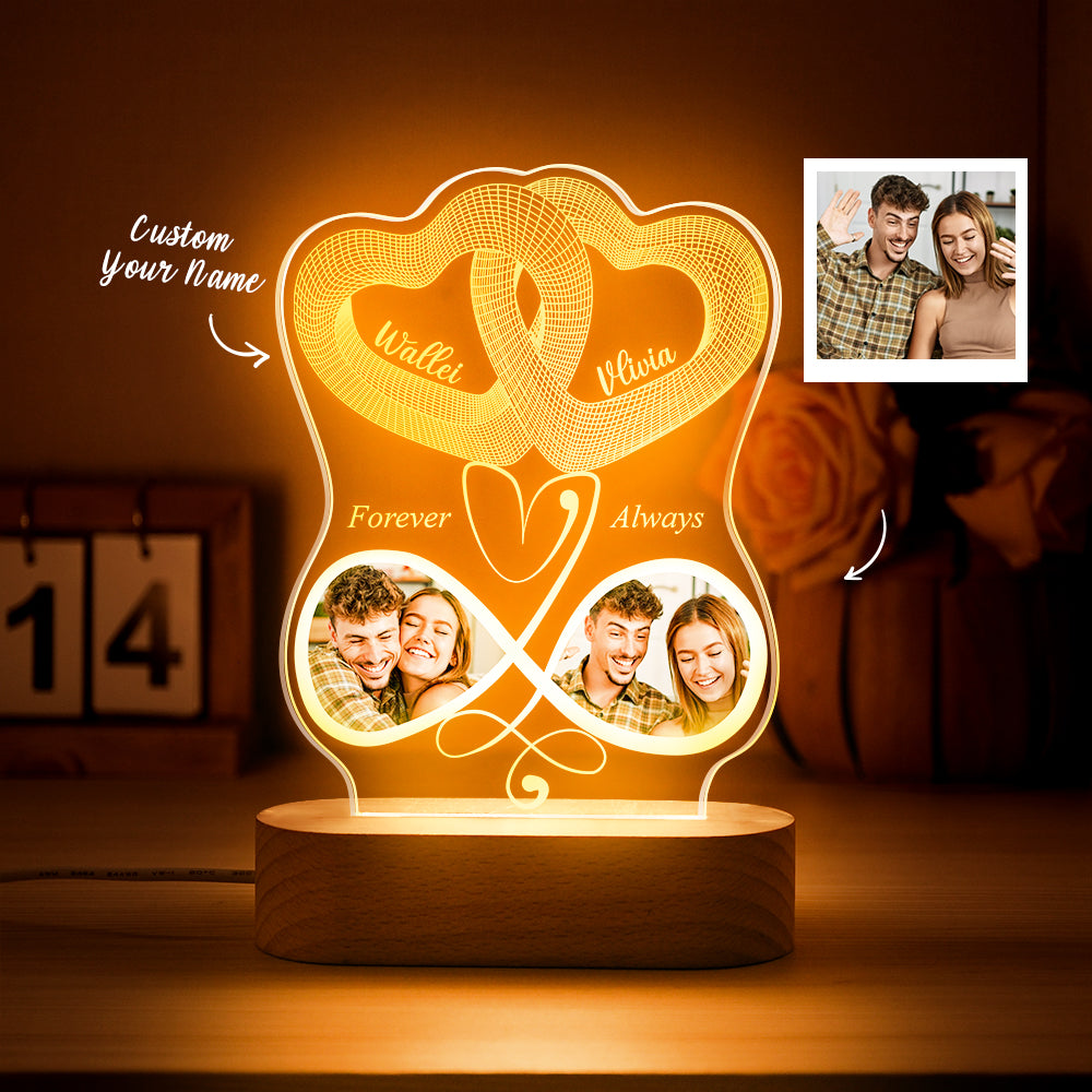 Infinity Love Acrylic Light
