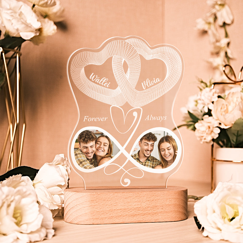 Infinity Love Acrylic Light