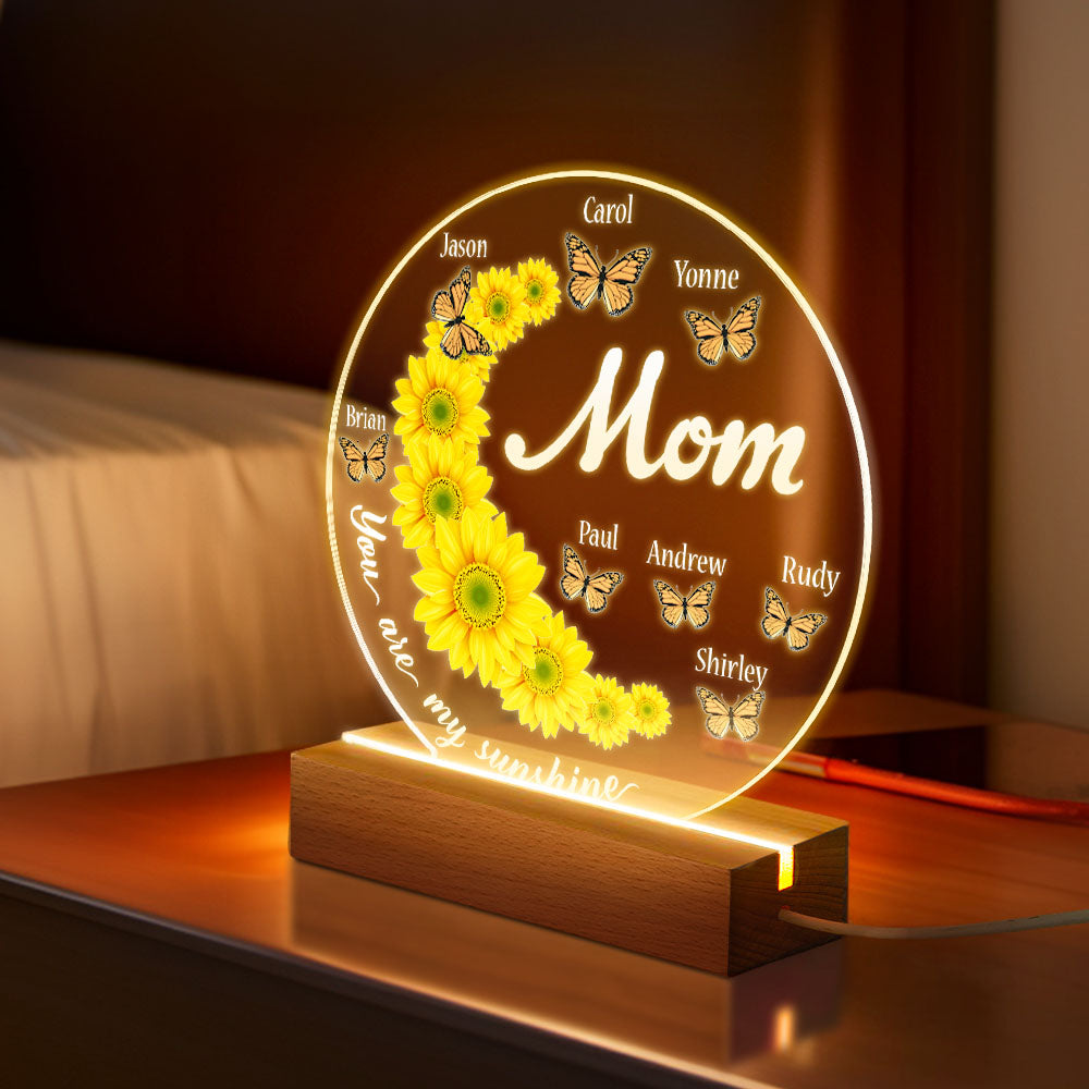 Sunflower Acrylic Night Light