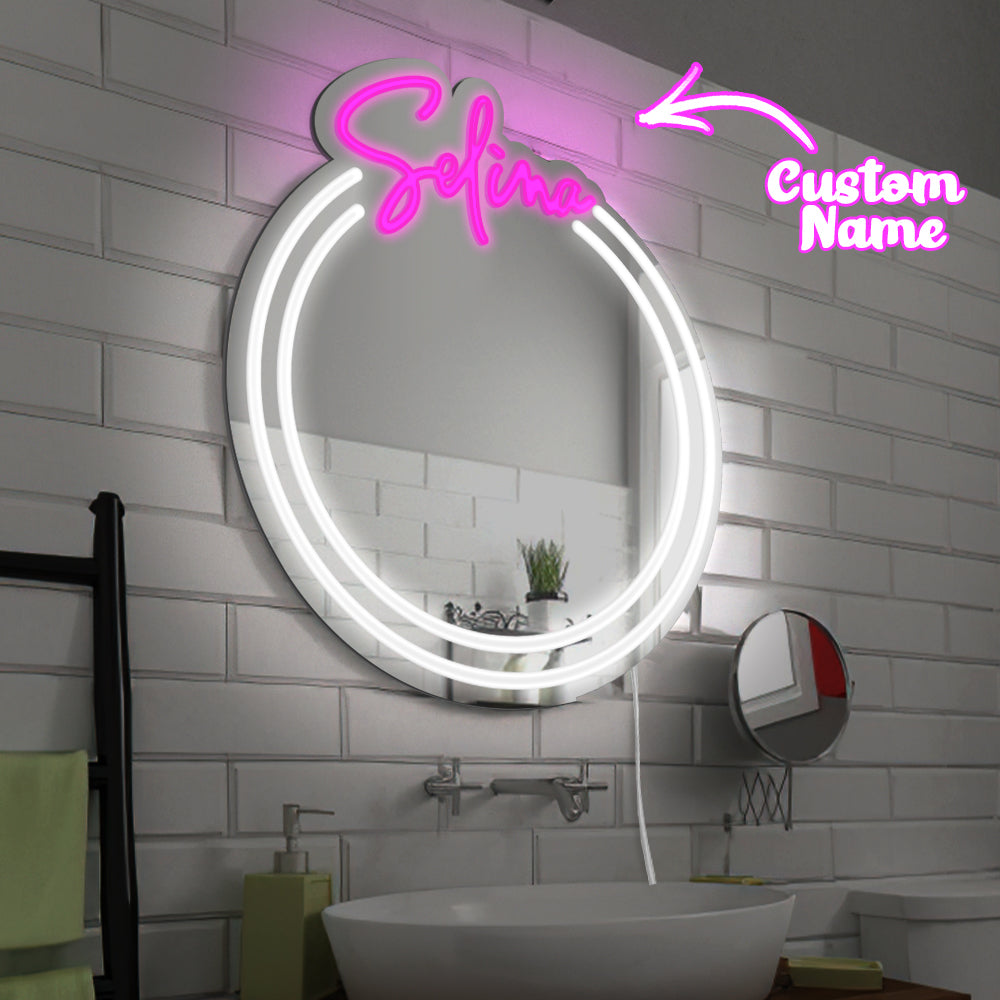 Neon Wall Mirror Light