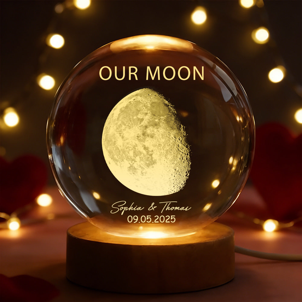 Crystal Moon Night Light