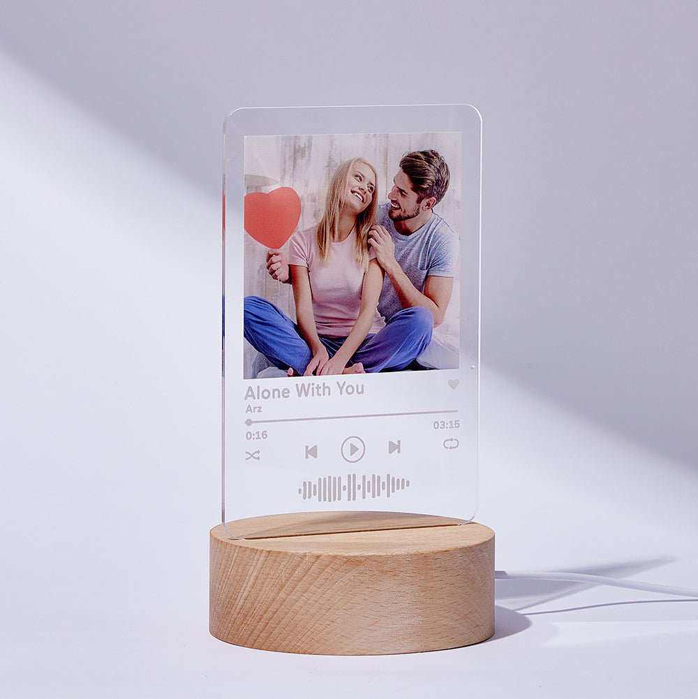 Photo Album Code Night Light
