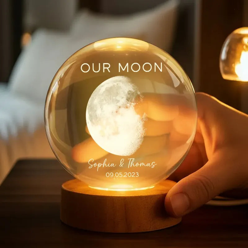 Crystal Moon Night Light