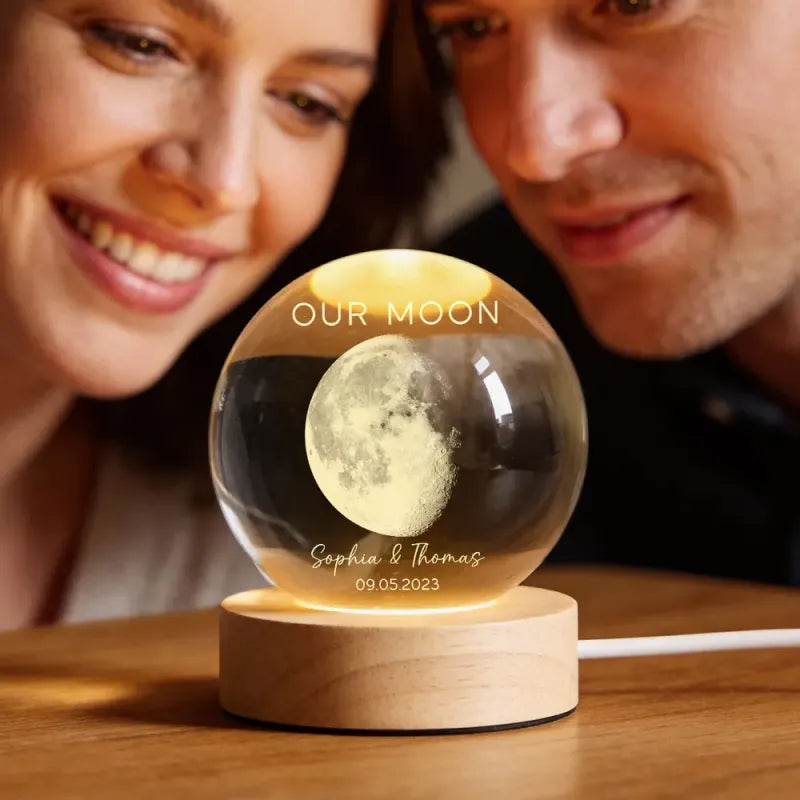 Crystal Moon Night Light