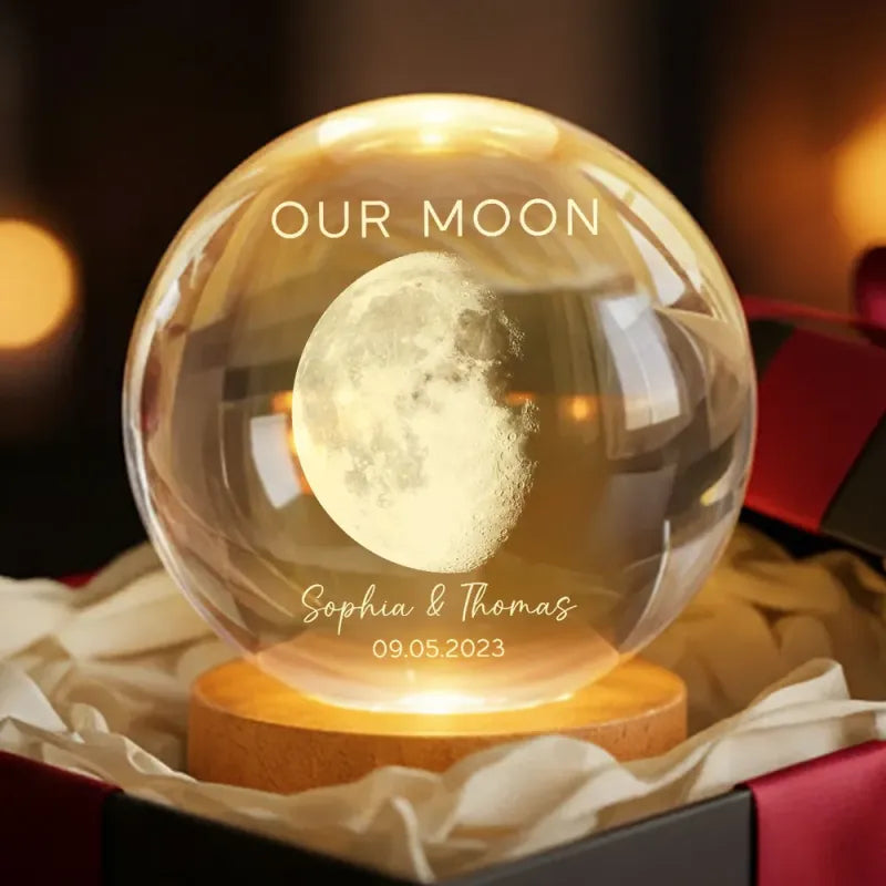 Crystal Moon Night Light