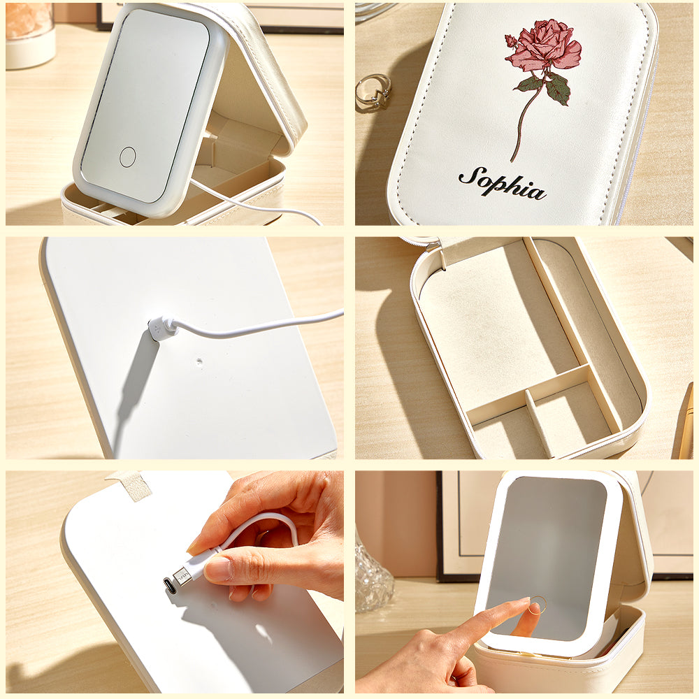Jewelry Box Mirror Light