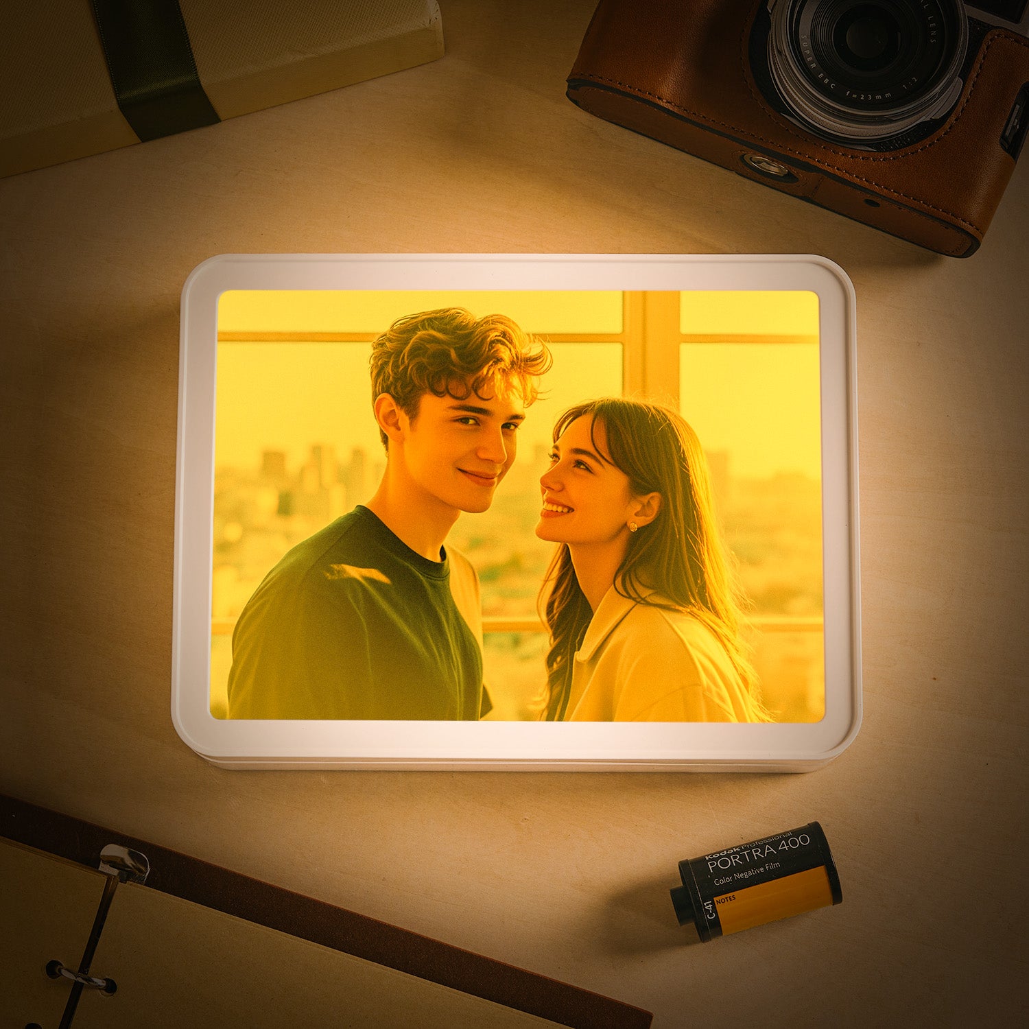 Bluetooth Mirror Speaker Light