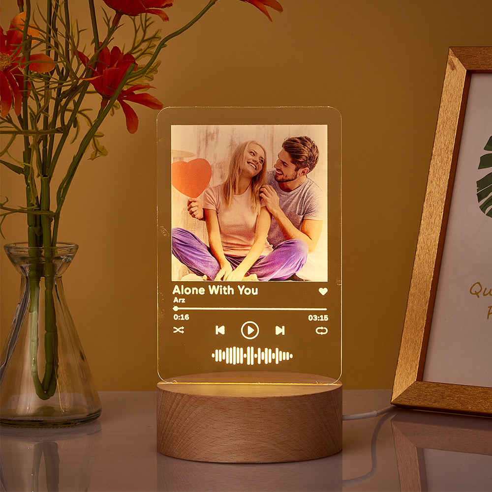 Photo Album Code Night Light