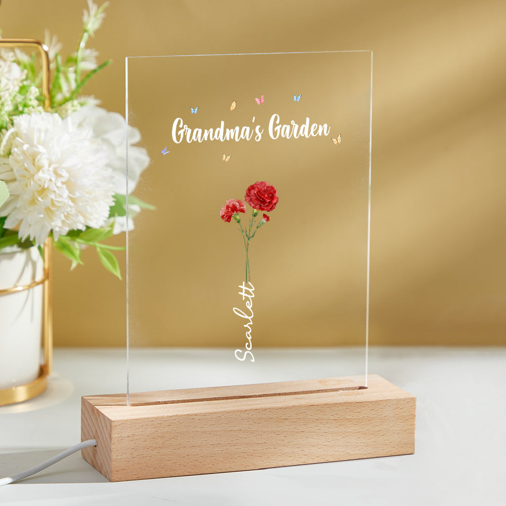 Grandma Garden Night Light
