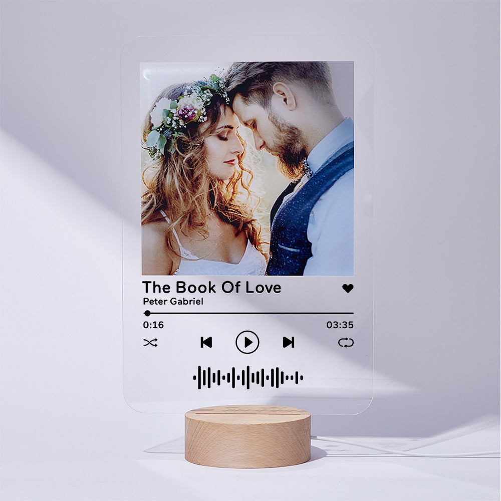 Photo Album Code Night Light