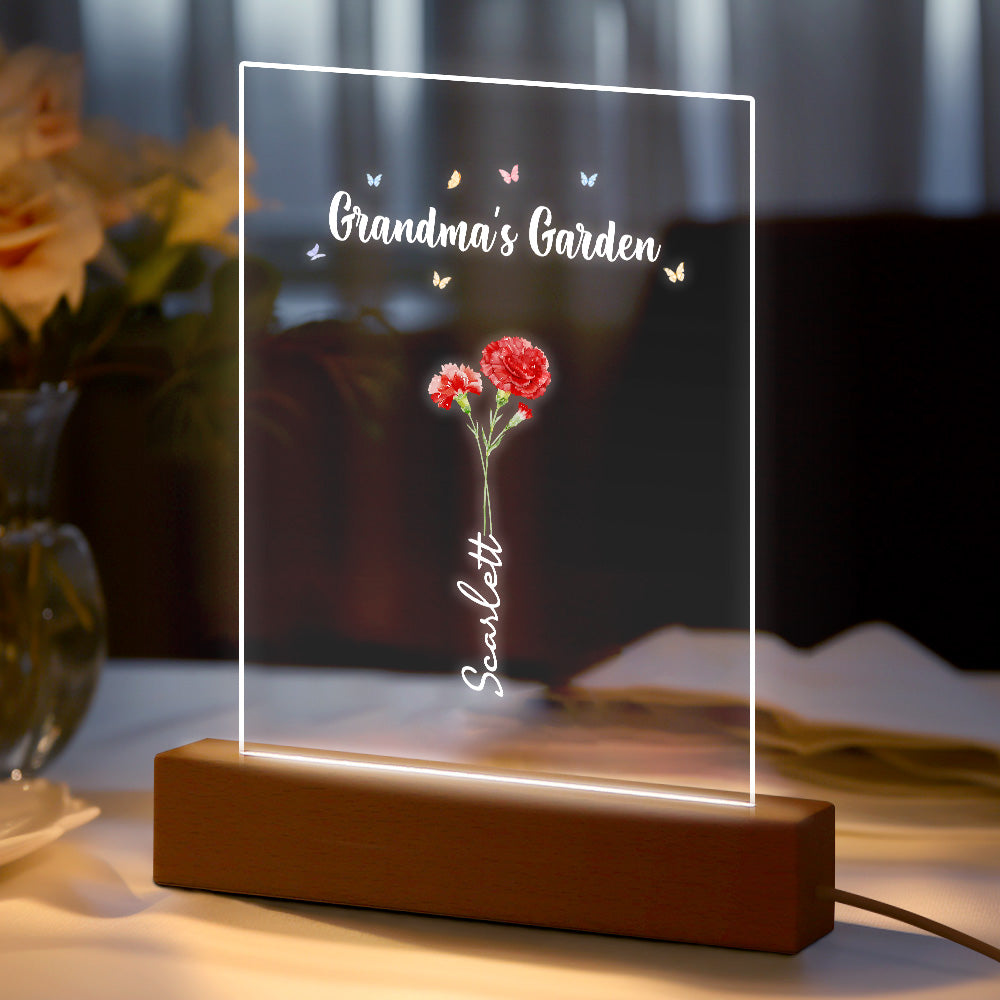 Grandma Garden Night Light