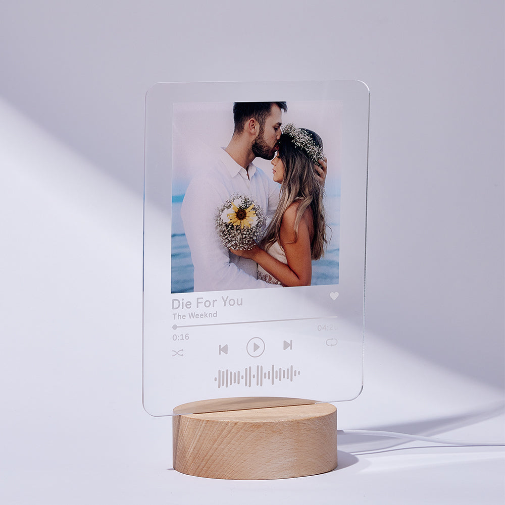 Wood Base Melody Night Light