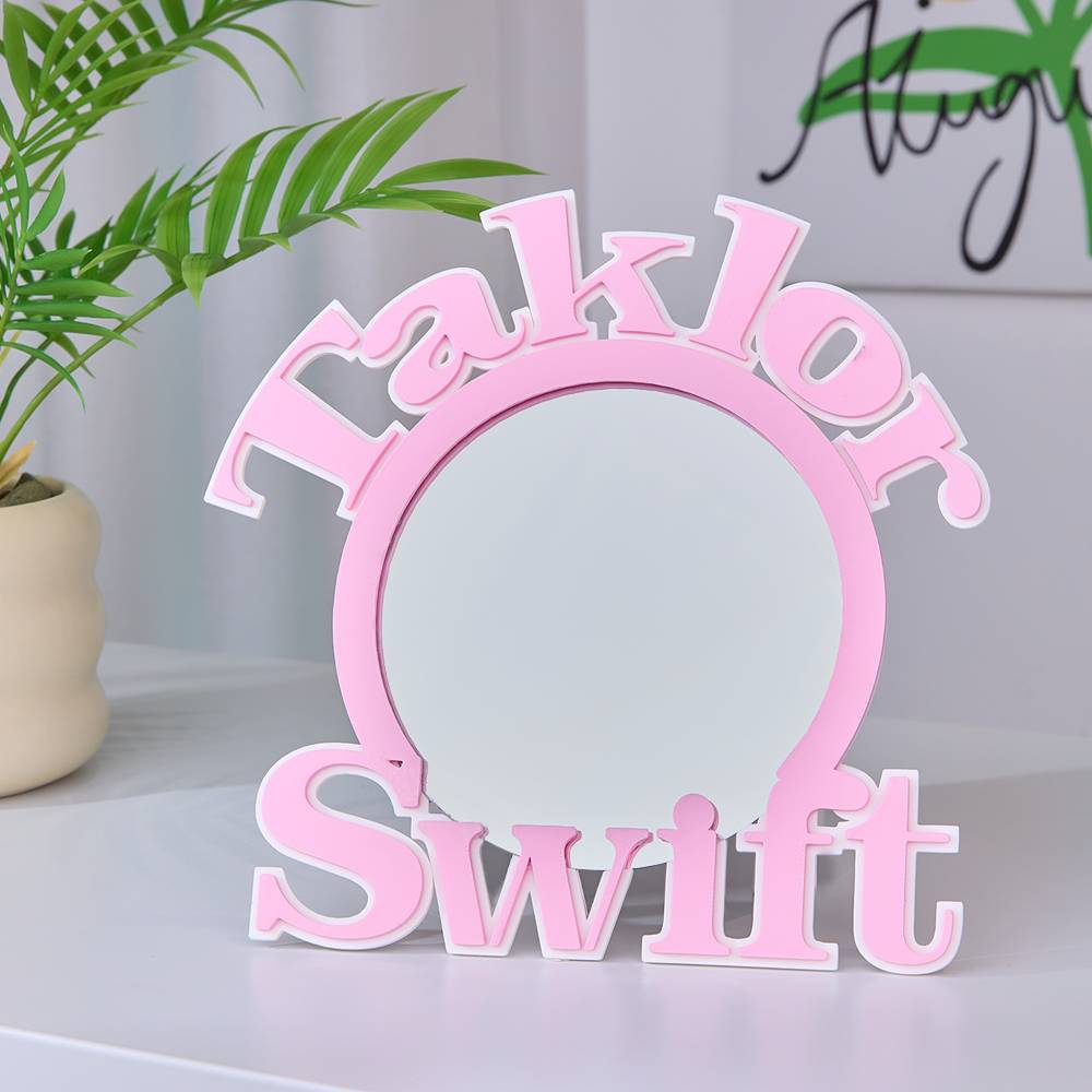 Text Makeup Mirror Light