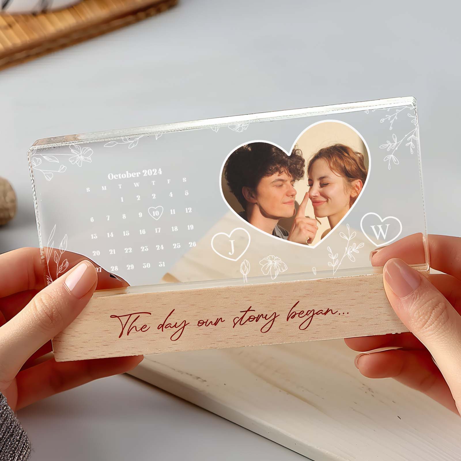 Photo Calendar Night Light